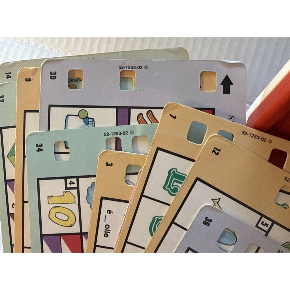 FRENCH Vintage 1989 Vtech Little Talking Scholar Interactive WORKING - 25 Cards - Picture 11 of 14